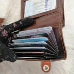 کیف پول کروکو چرم گاوی ( به همراه جاکارتی)
