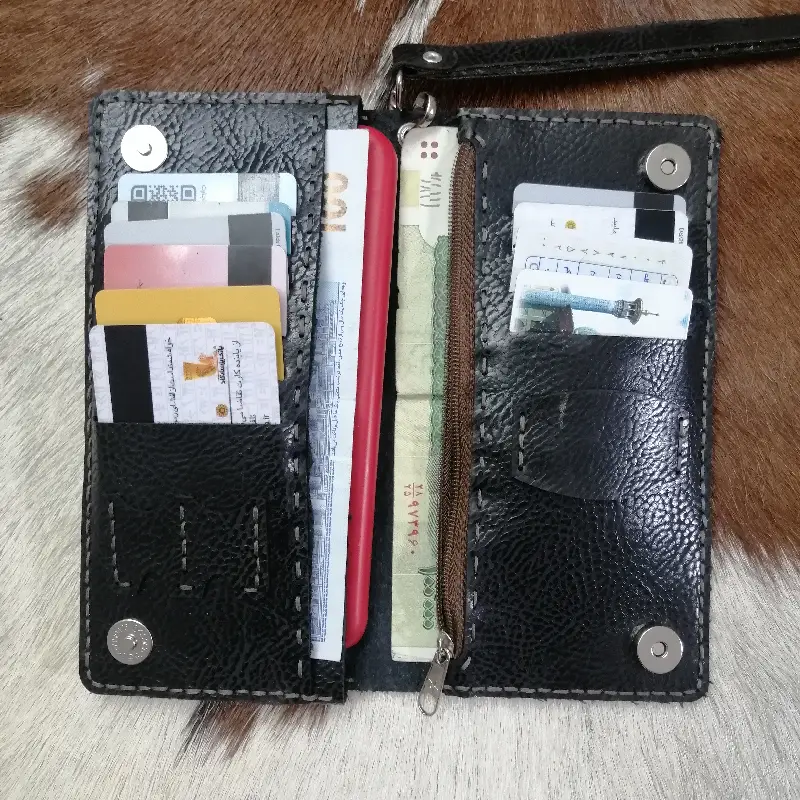 کیف پول چرم شتر کد 027