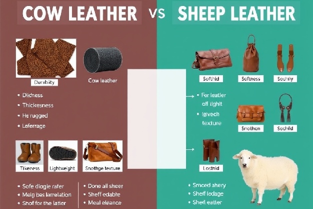 تفاوت چرم گاو و چرم گوسفند چیست؟