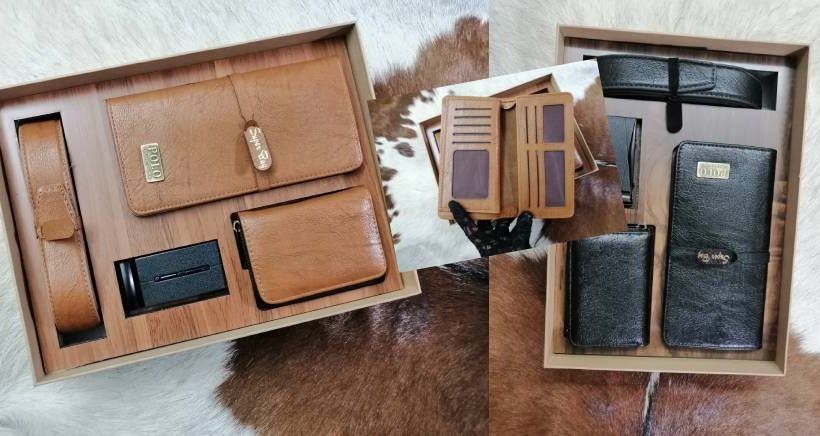ست کادویی مردانه چرم صنعتی: هدیه‌ای شیک و کاربردی در فروشگاه چرمال