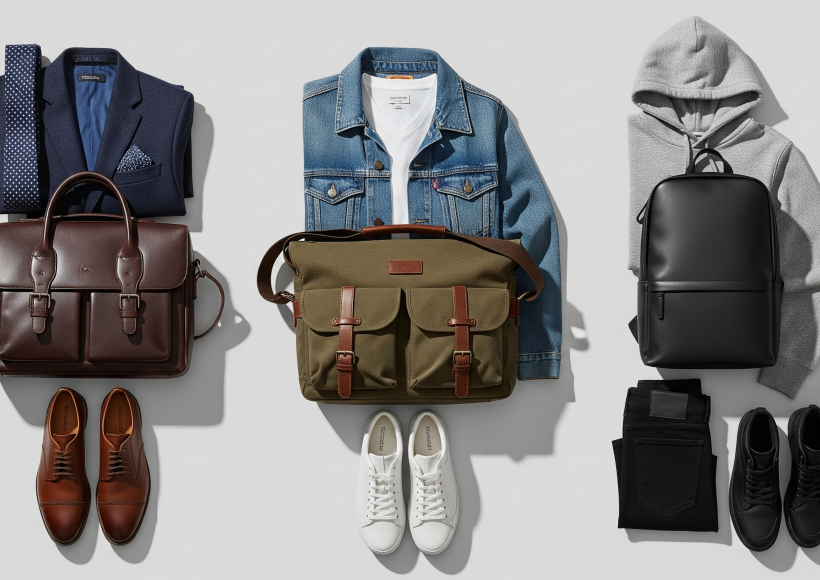 راهنمای ست کردن کیف دستی مردانه با لباس در چرمال