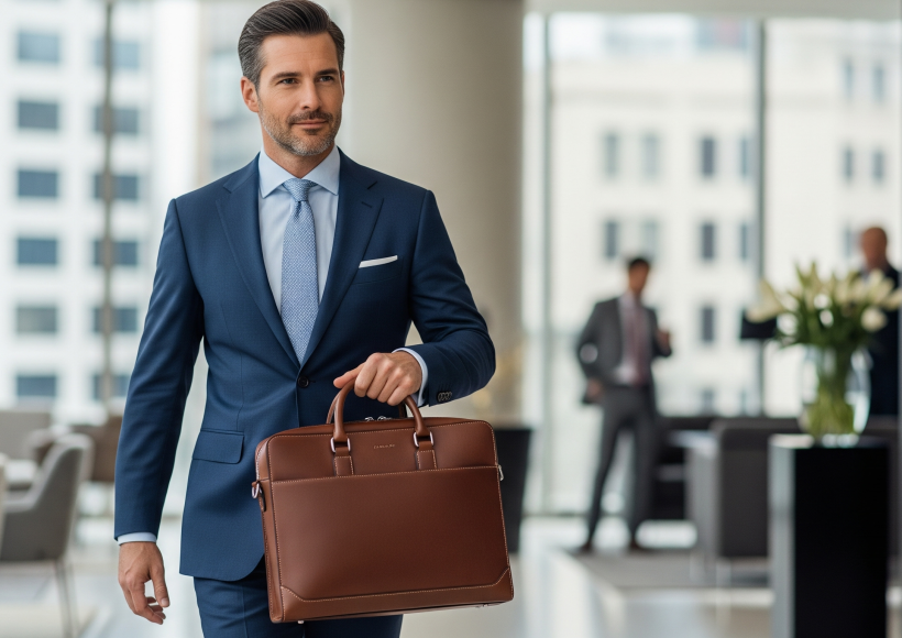 کیف دستی چرم مردانه در چرمال