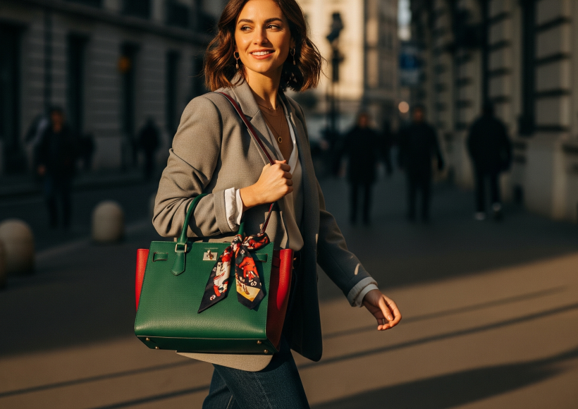 نحوه ست کردن کیف زنانه با لباس در چرمال