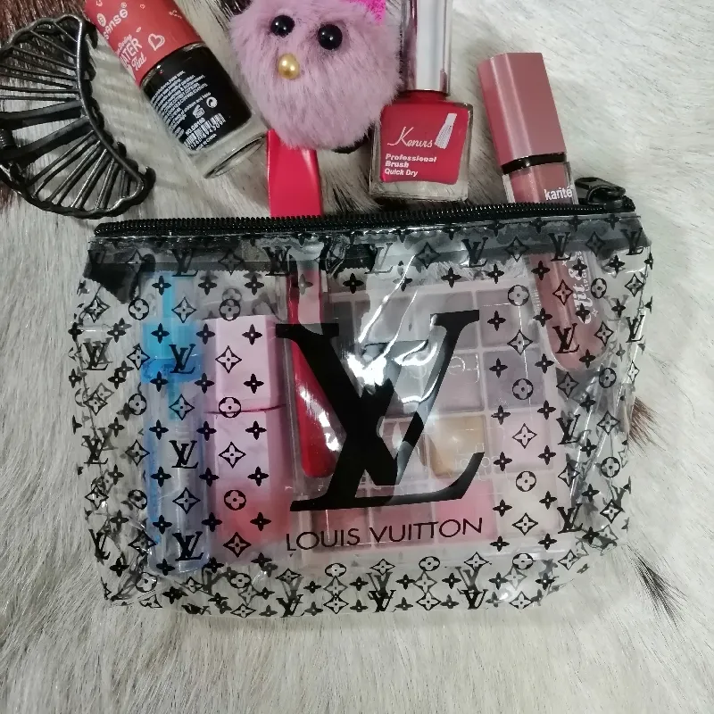 Louis Vuitton transparent cosmetic bag