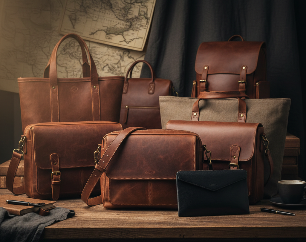 انواع کیف دستی مردانه در چرمال