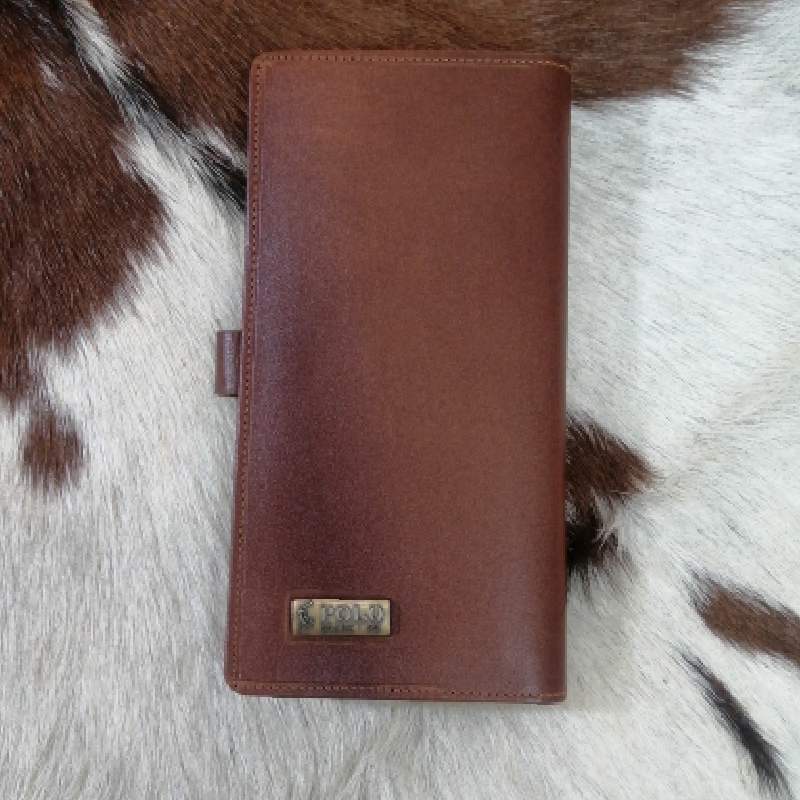 چرمال فروشگاه مصنوعات چرمی 11 کیف پول کتی چرم گاوی برند پولو (POLO)