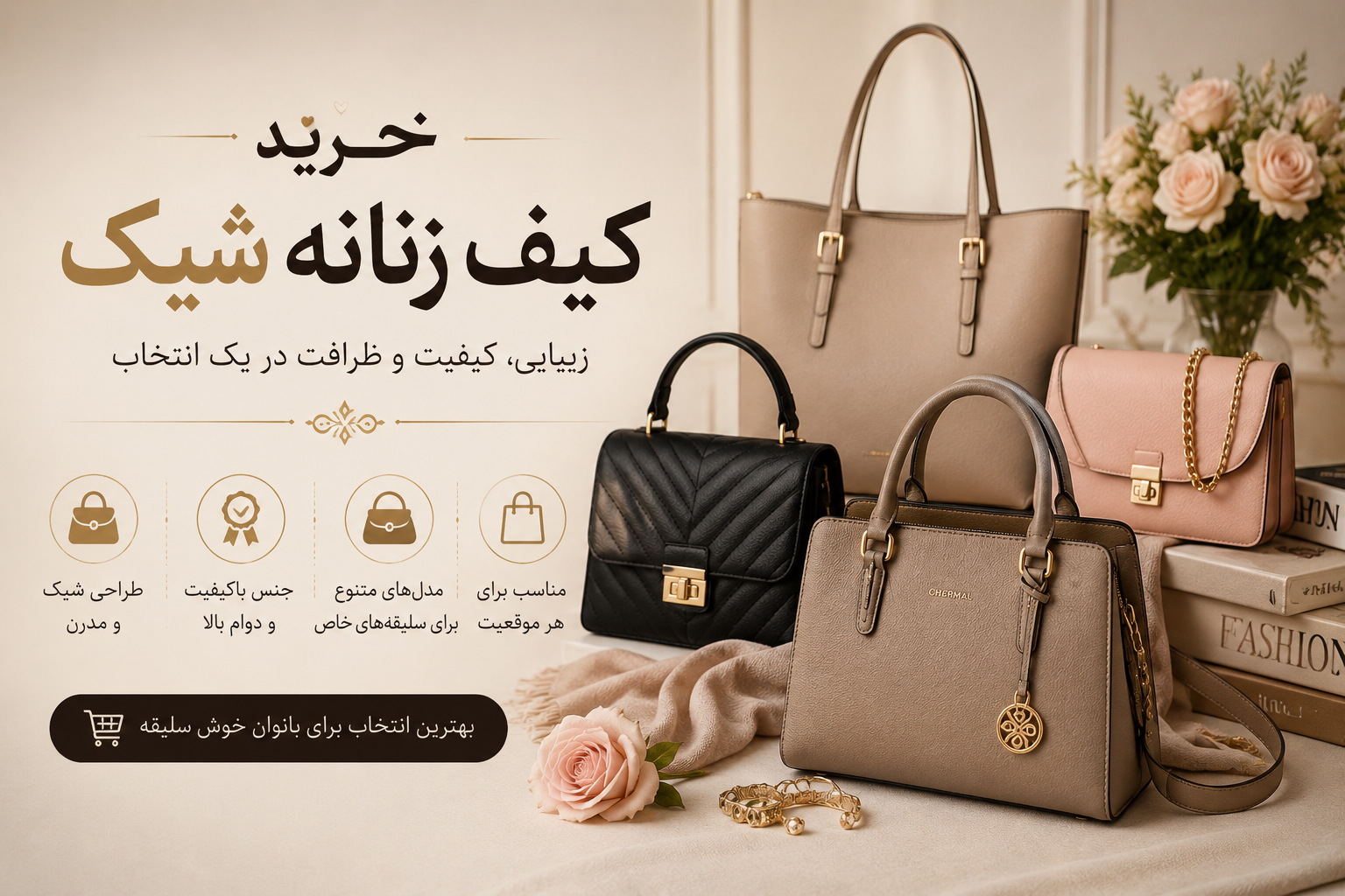 خرید کیف زنانه شیک