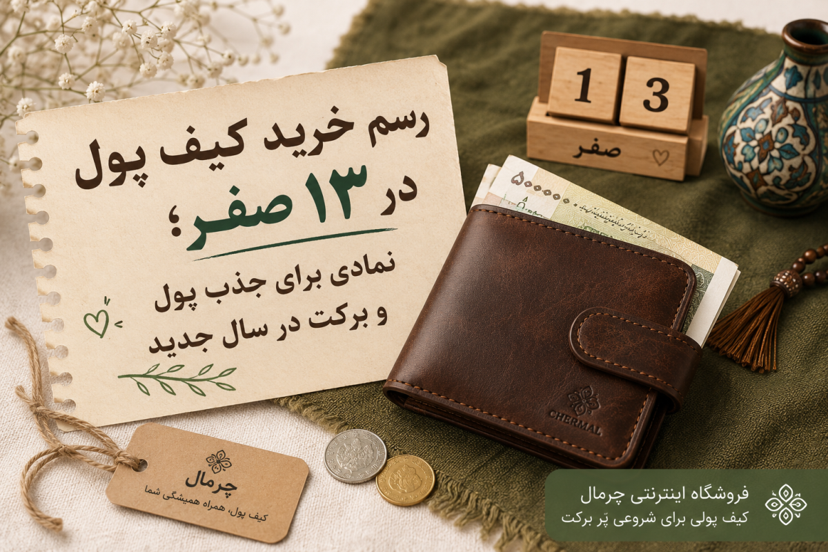 رسم خرید کیف پول در ۱۳ صفر؛ نمادی برای جذب پول و برکت در سال جدید