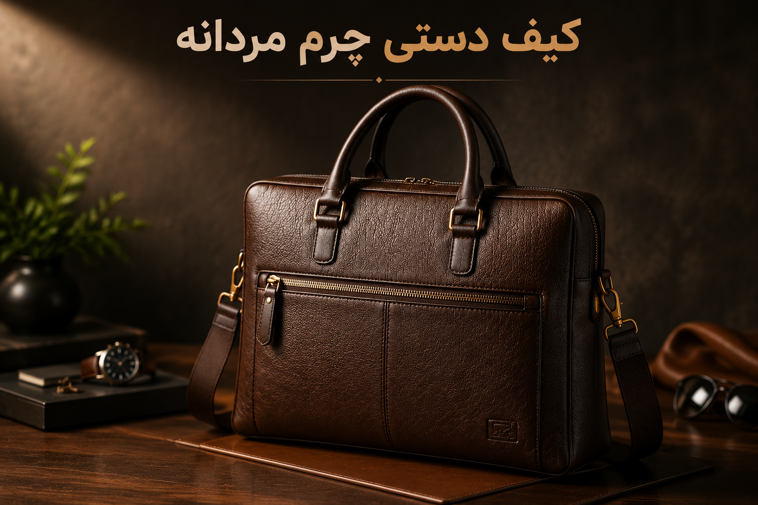 کیف دستی چرم مردانه